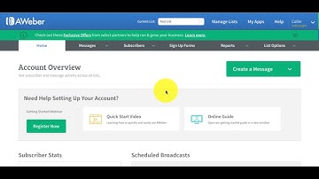 How To Create a List in Aweber