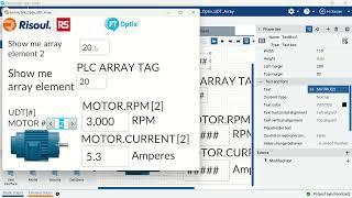 FactoryTalk Optix PLC UDT Tags Array