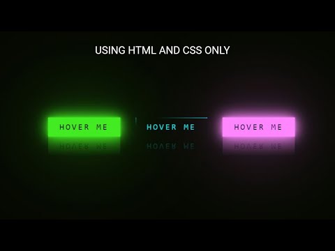Neon Light Button Animation Effects on Hover | CSS Snake Border - WDU