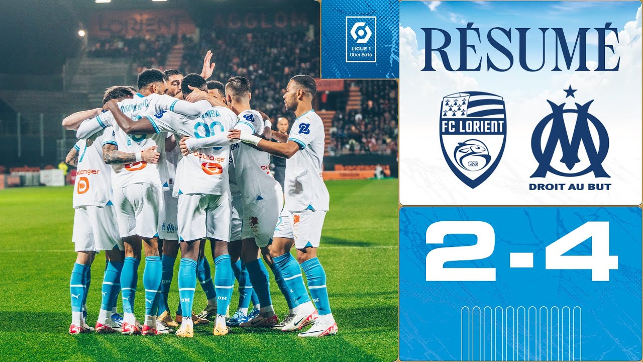 Lorient 2-4 OM l Le résumé du match