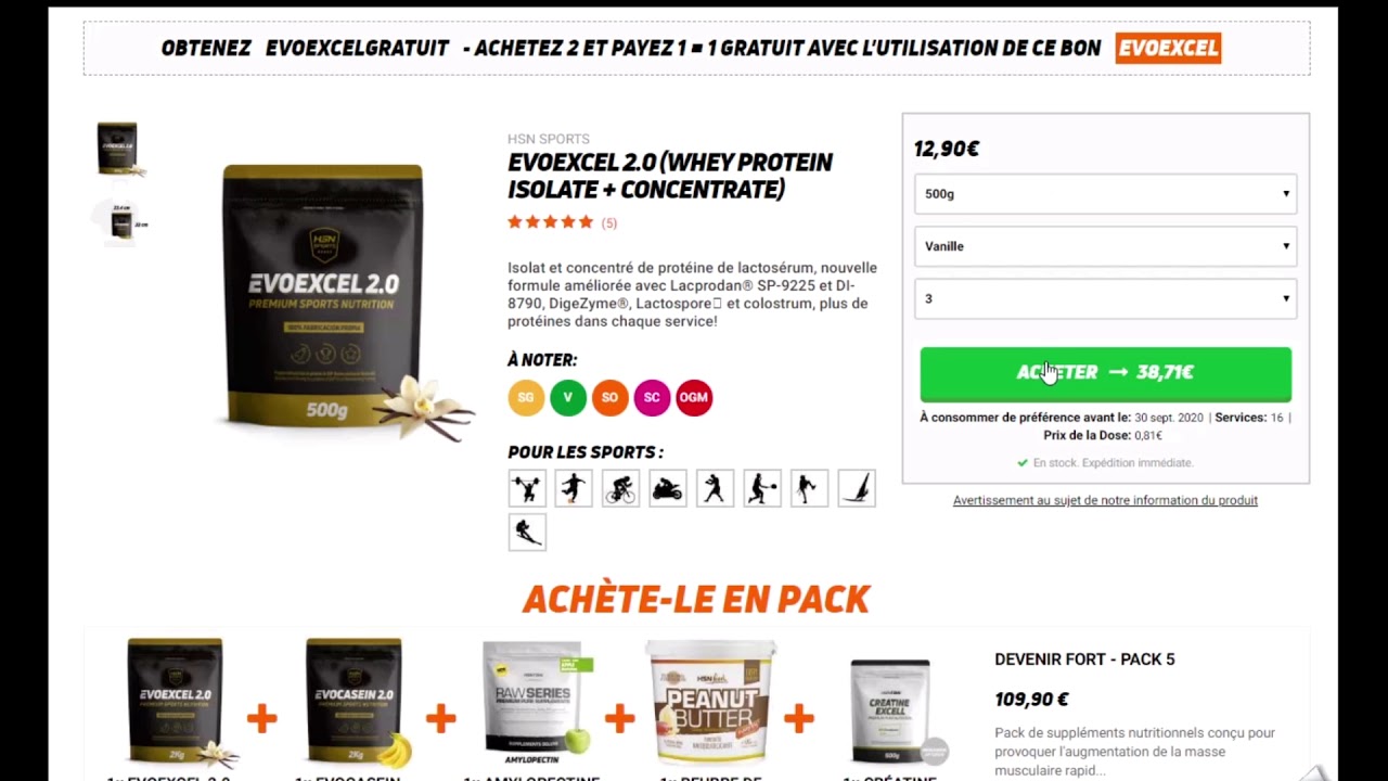 Code promo HSN vérifié en vidéo YouTube