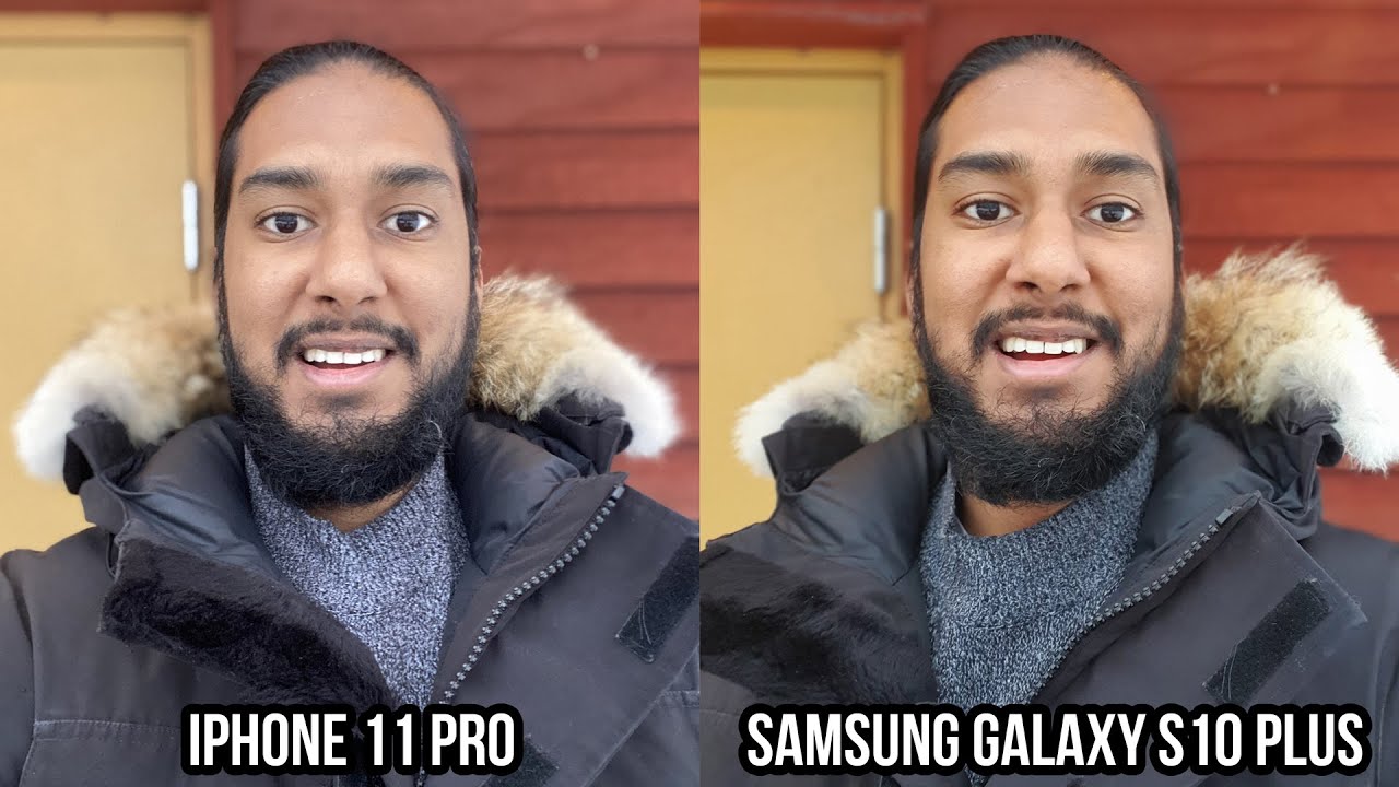 iPhone 11 Pro vs Samsung Galaxy S10 Plus Camera Comparison in Cold Weather Conditions