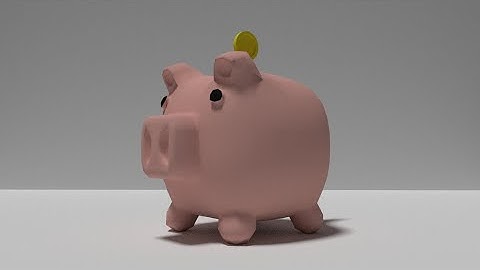Blender modelling | Piggy bank