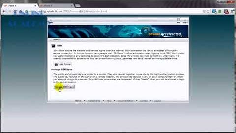Security Panel in cPanel