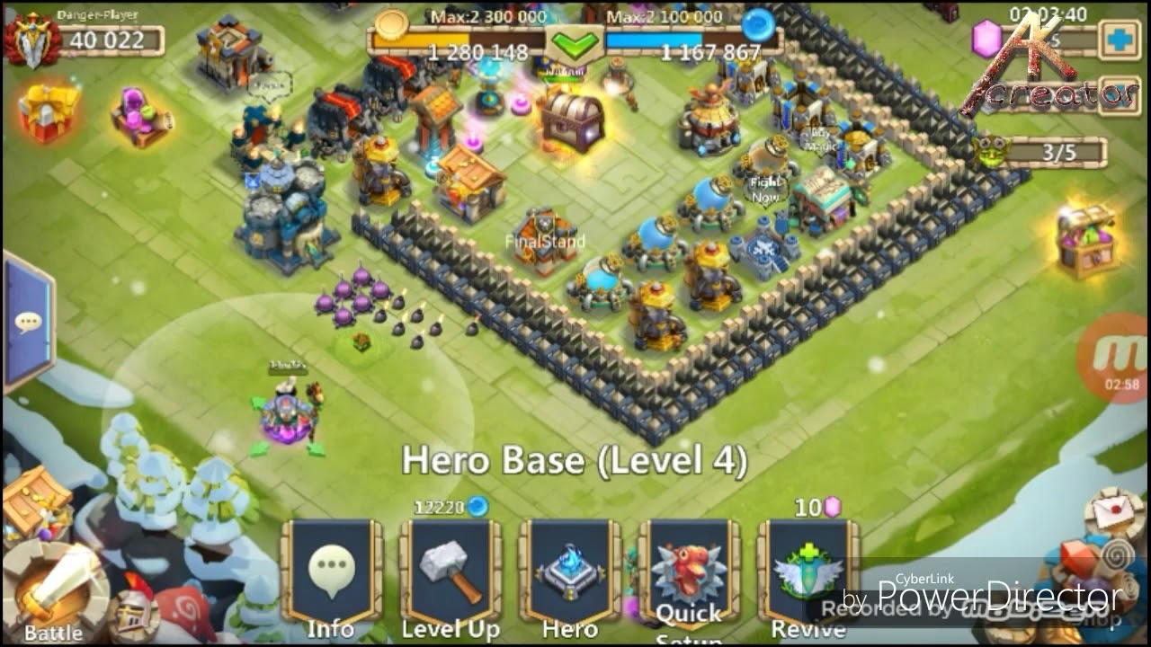 Cirrina vs walla walla castle clash