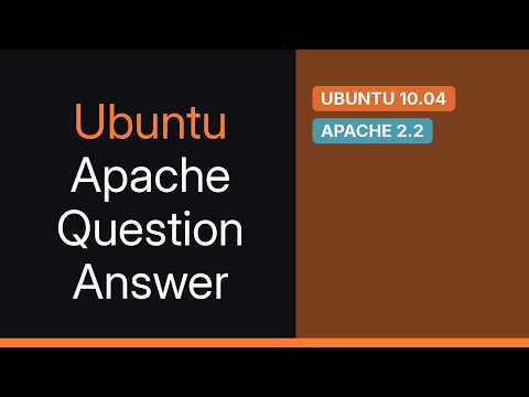 Apache name based virtual hosts (4 Solutions!!)