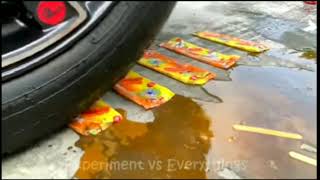 Crushing crunchy & soft thing by car vs surprise candle slim screenshot 4