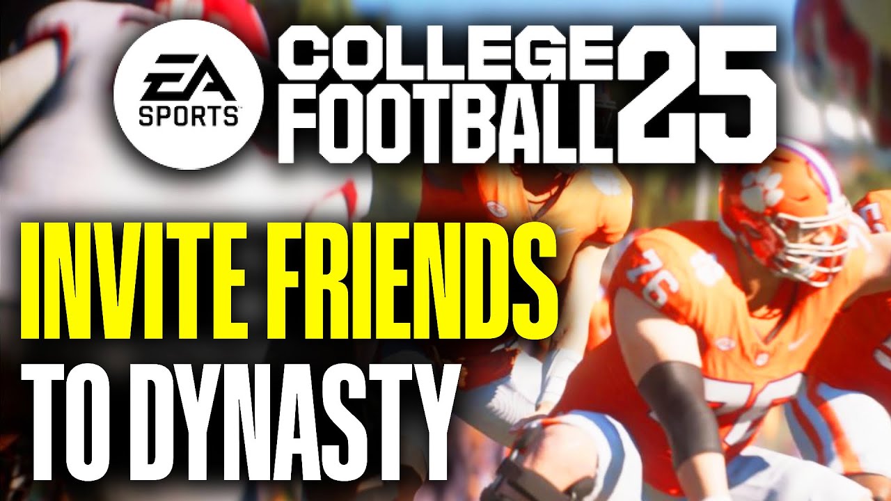 Как пригласить друзей в онлайн-режим Dynasty в College Football 25 (PS5 и Xbox)