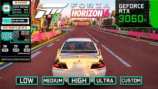 Forza Horizon 6 RTX 3060 Ti Benchmark | 1080p & 1440p All Settings