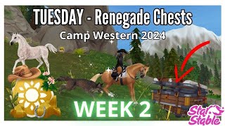 🤠SSO | Renegade Chest Locations🔸WEEK 2, TUESDAY🔸Camp Western 2024