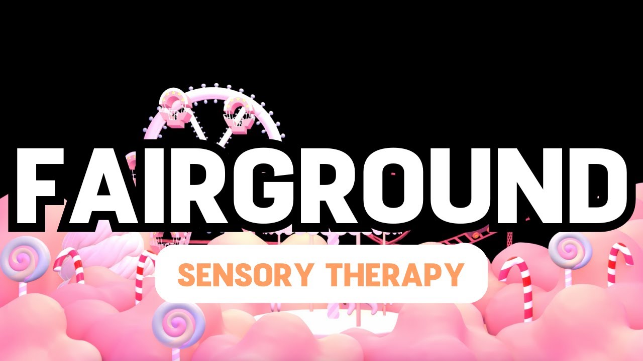 Theme Park with Relaxing Music || Autism Sensory Therapy