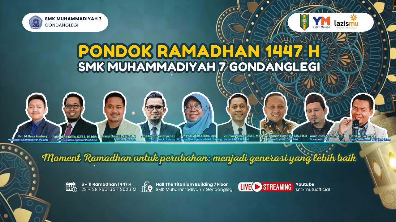 🔴 LIVE - DAY 5 PONDOK RAMADHAN - MOMENT RAMADHAN UNTUK PERUBAHAN MENJADI GENERASI LEBIH BAIK