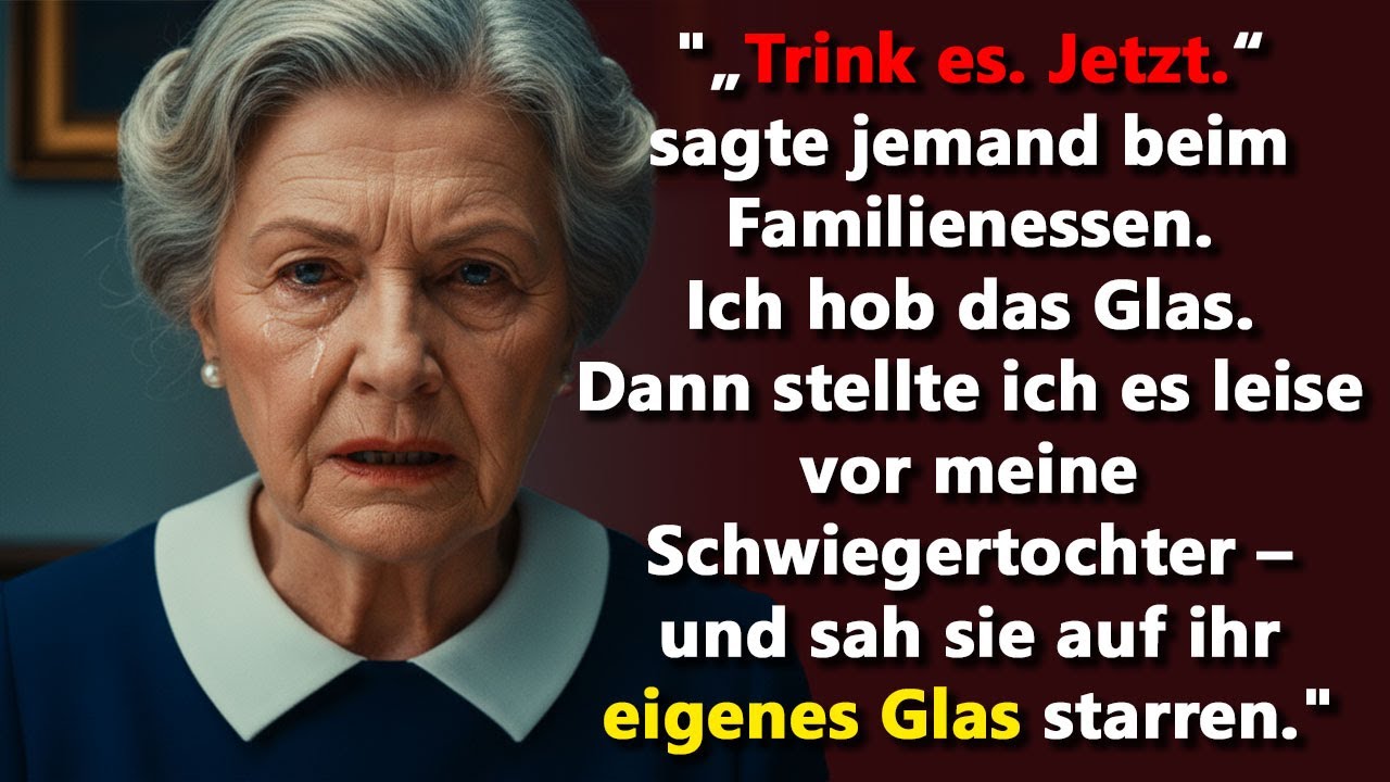 „Sie vergifteten mein Getränk beim Essen. Tauschte Glas mit Schwiegertochter.“