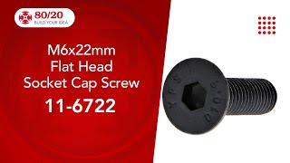 80/20: Flat Head Socket Cap Screw (11-6722) by 8020 LLC 71 views 2 weeks ago 48 seconds