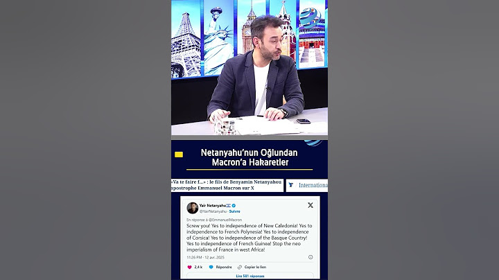 Netanyahu'nun Oğlundan Macron'a Hakaretler! #shorts