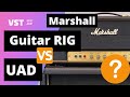 Короткий тест-сравнение Marshall UAD и Guitar RIG.