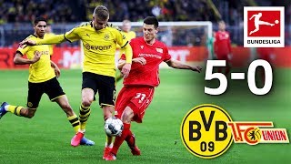 Borussia Dortmund vs. Union Berlin I 5-0 I Haaland, Sancho, Reus & Witsel Score