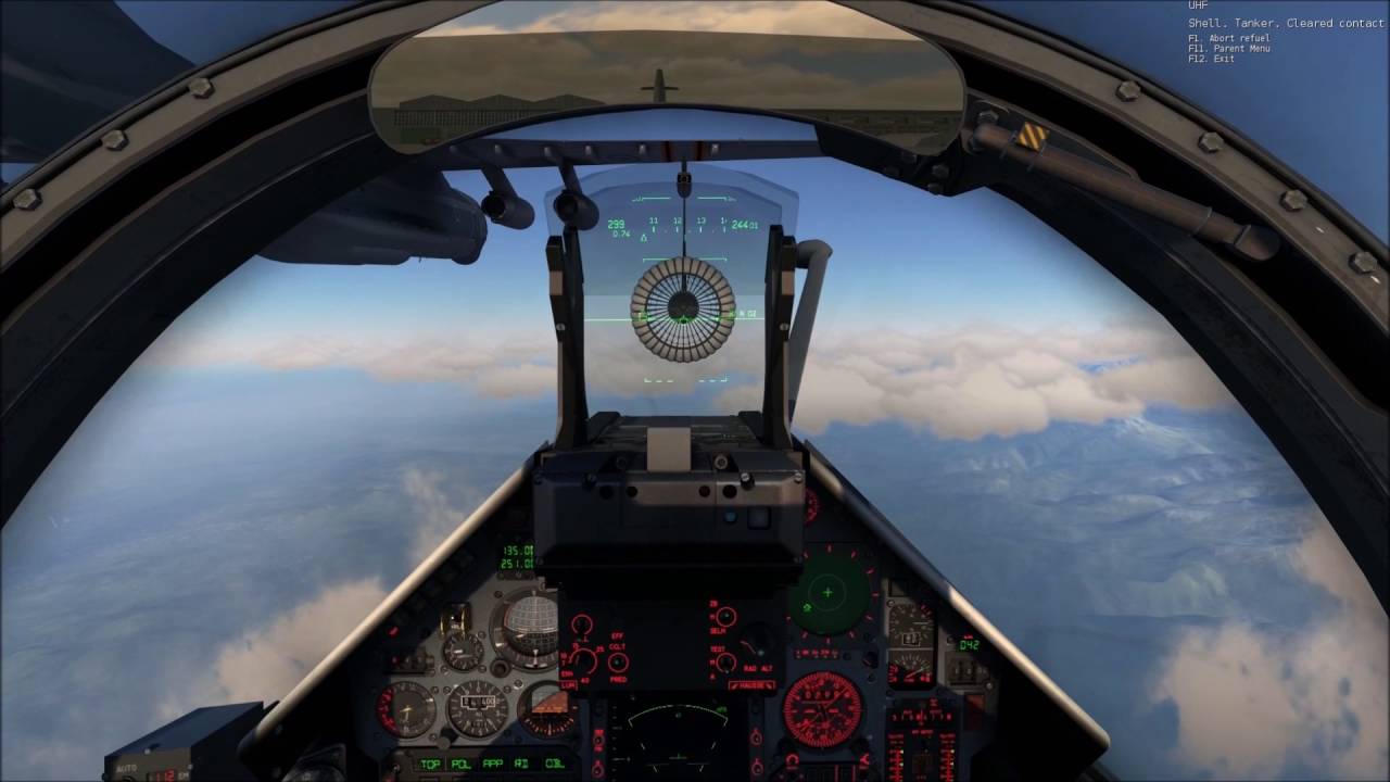 DCS M-2000C Air Refueling training