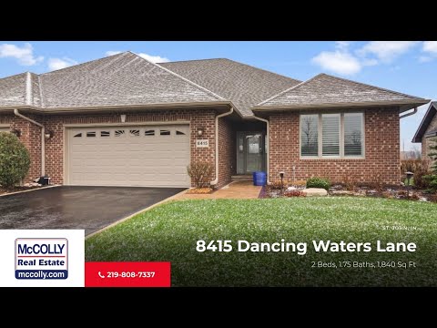 8415 Dancing Waters Lane, St John, IN home video tour