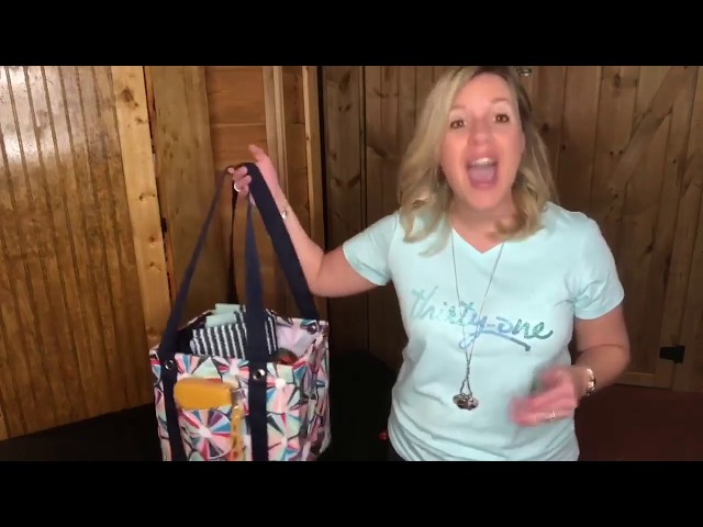 The NEW Small Utility Tote from Thirty-One and Andrea Carver!!! 