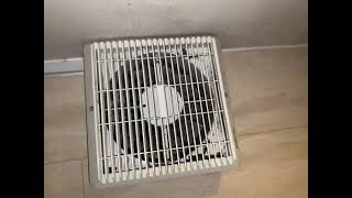 Big Manrose Extractor Fan Which Isnt On But The Wind Is Spinning It