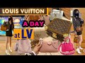 A DAY AT LV SHOPPING NEW SPRING/S BAGS | COLLECTING MY FIRST TRUNK | CHARIS ❤️