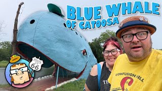 Oklahoma Route 66 Wonders - The Blue Whale, Will Rogers Museum, The Meadow Gold District - Day 5