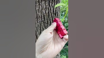 Available in our official store! Every Day Carry - Red Infinity Cube, Full metal