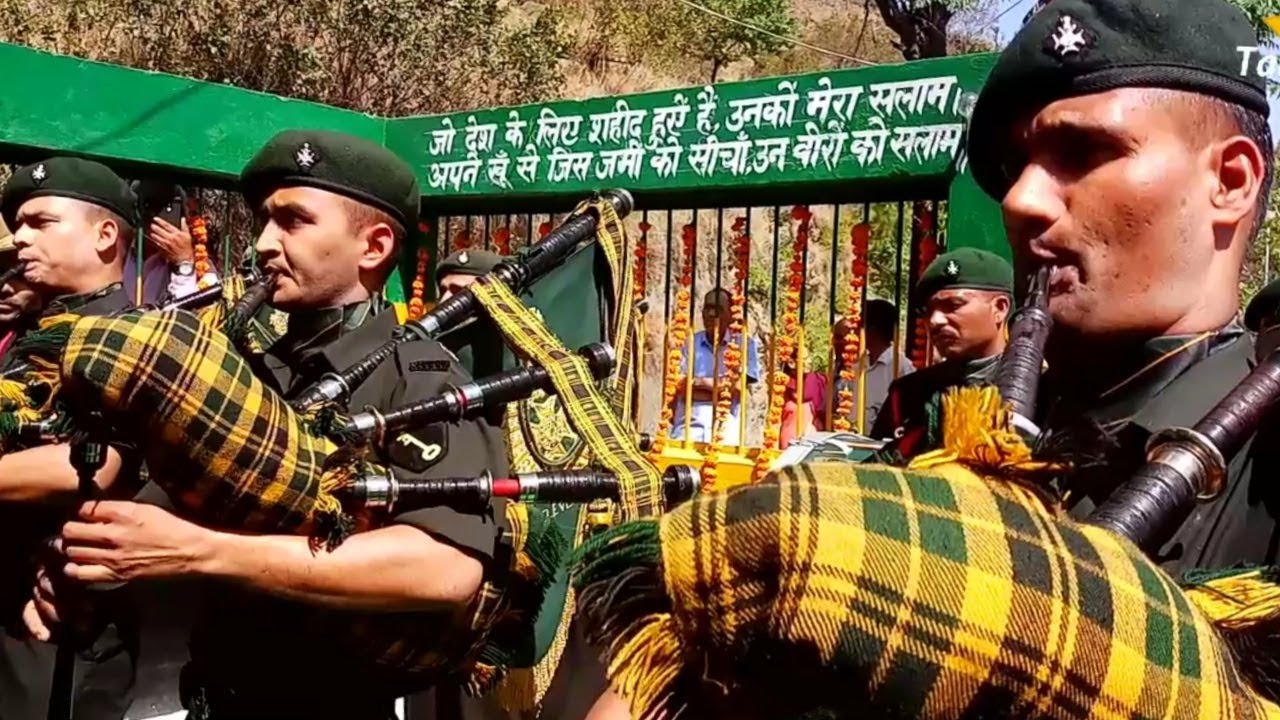 बेडू पको बरमास फौजी मस्क बाज धुन // 11वी गढ़्वाल रायफल //Garhwali Rifle Band // Shanti bhatt