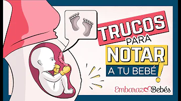 ¿Cómo puedes sentir un bebé en el estómago?