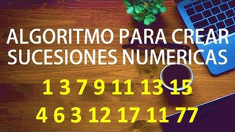 Algoritmo para crear sucesiones numéricas/aritméticas - Pseudocódigo y MatLab | Programación