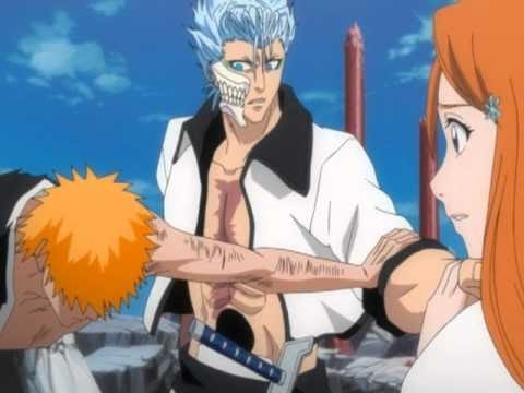 Grimmjow takes Orihime without permission and forces her to heal Ichigo. 