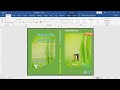 Microsoft word tutorial |How to Make a Book Cover Design Picture Watermark in Word