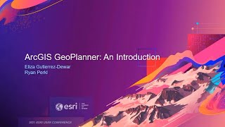 ArcGIS GeoPlanner: An Introduction