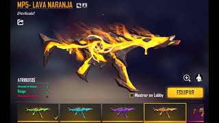 Todos los Detalles de la Próxima Nueva Incubadora MP5 *Lava Asesina* de FREE FIRE