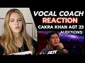 Vocal Coach|Reacts  Cakra Khan&#39;  | Auditions | AGT 2023