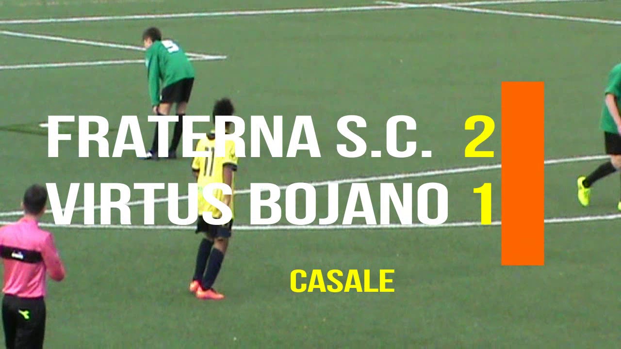 Fraterna F.C. 2-3 Virtus Bojano.Campionato Allievi 2017/18