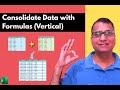 How to Consolidate Data in Excel || AWESOME Excel Trick to Combine Data from multiple sheets