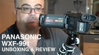 Unboxing &amp; Review Panasonic WXF991 Camcorder great for Vlogging