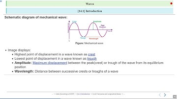 Waves[NCERT Section 14.1 - 14.2, Example 14.1] #SATHEE_ENGG #swayamprabha #engineeringexams