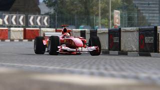 Driving the F2004 on the streets