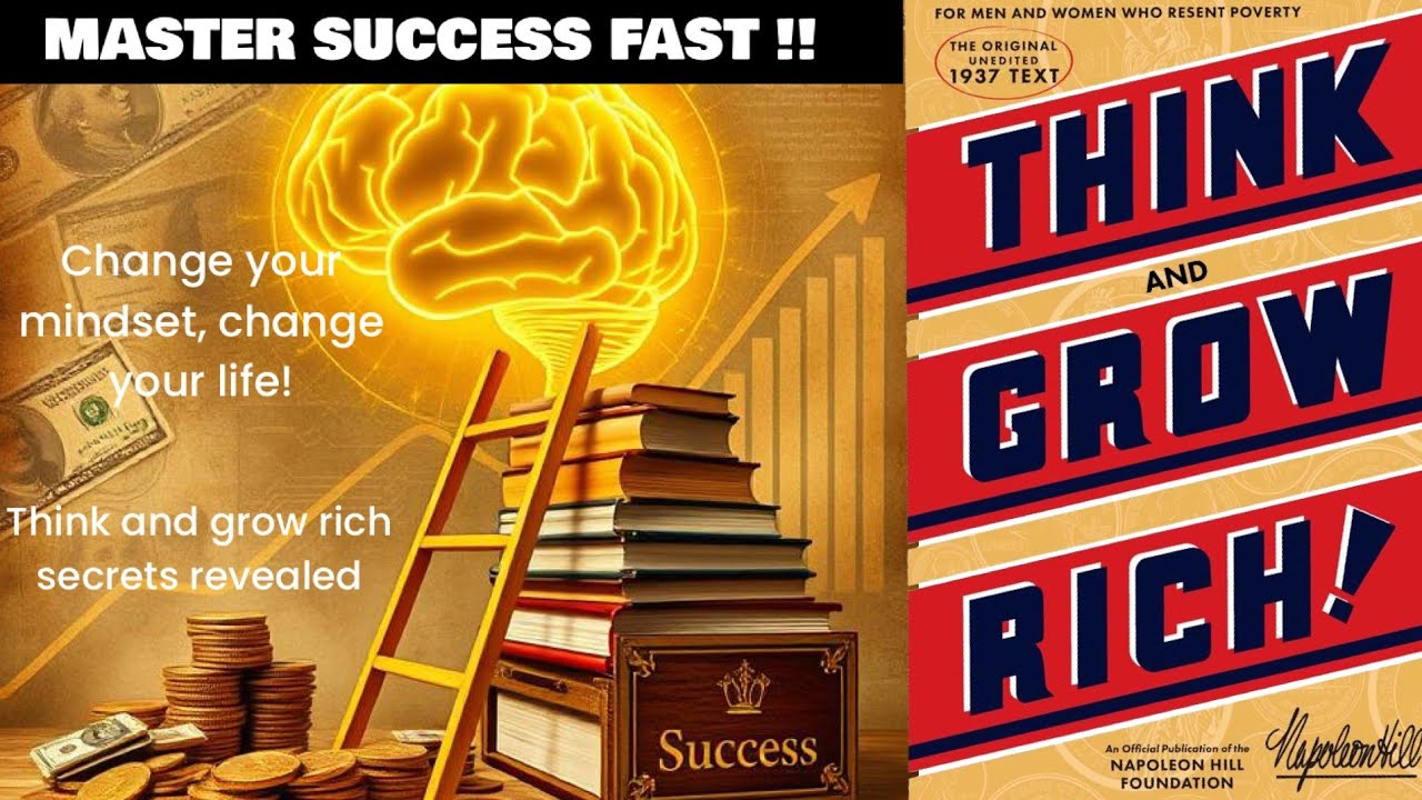 Think and Grow Rich Summary | Full Book in 10 Minutes!!