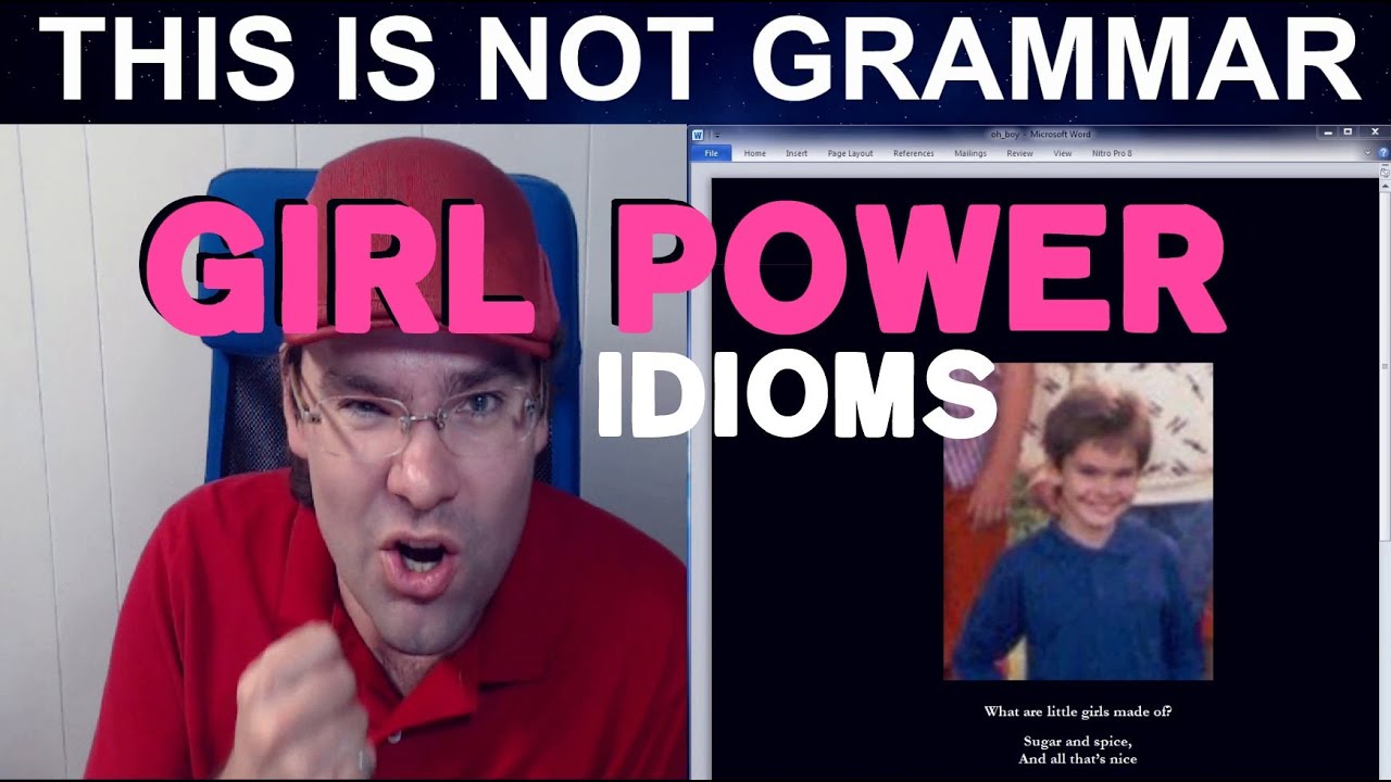 Girl Power Idiom Feminist Vocabulary Women Vocabulary Sex Gender Words In English Gender Equality - 