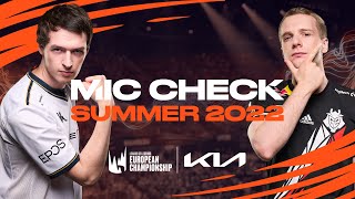 SIUUUU! | Kia Mic Check | 2022 LEC Summer Week 7