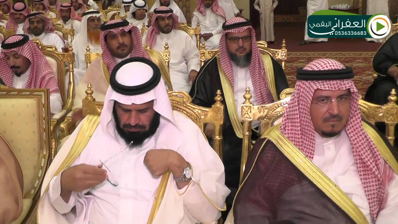 حفل الشيخ فيصل الغرمول لعدد من مشائخ واعيان القبائل في جده الحفل الخطابي كامل
