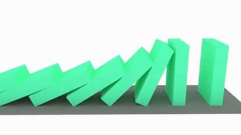 Domino Fall | Blender - 3D Modelling Software