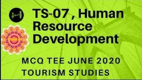 TS07 MCQ Human Resource Development June 2020 IGNOU TEE paper