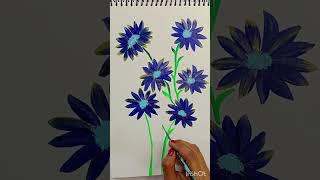 Amazing Flower Painting💐 Step by step Painting @NabanitasCreations Acrylic Painting