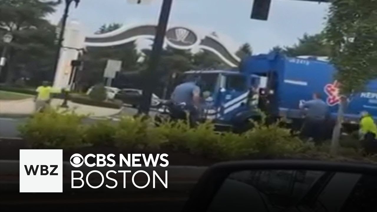 Man hospitalized after police shooting and hijacking trash truck near Everett casino, DA says