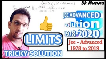 Jee Advanced Limits Previous year Questions | Limits previous year questions JEE Advanced |upto 2019
